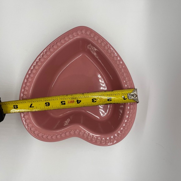 Chantal Heart Bowl Pink 3 Cup 0.7L Freezer Microwave Oven Dishwasher Safe - Picture 5 of 6